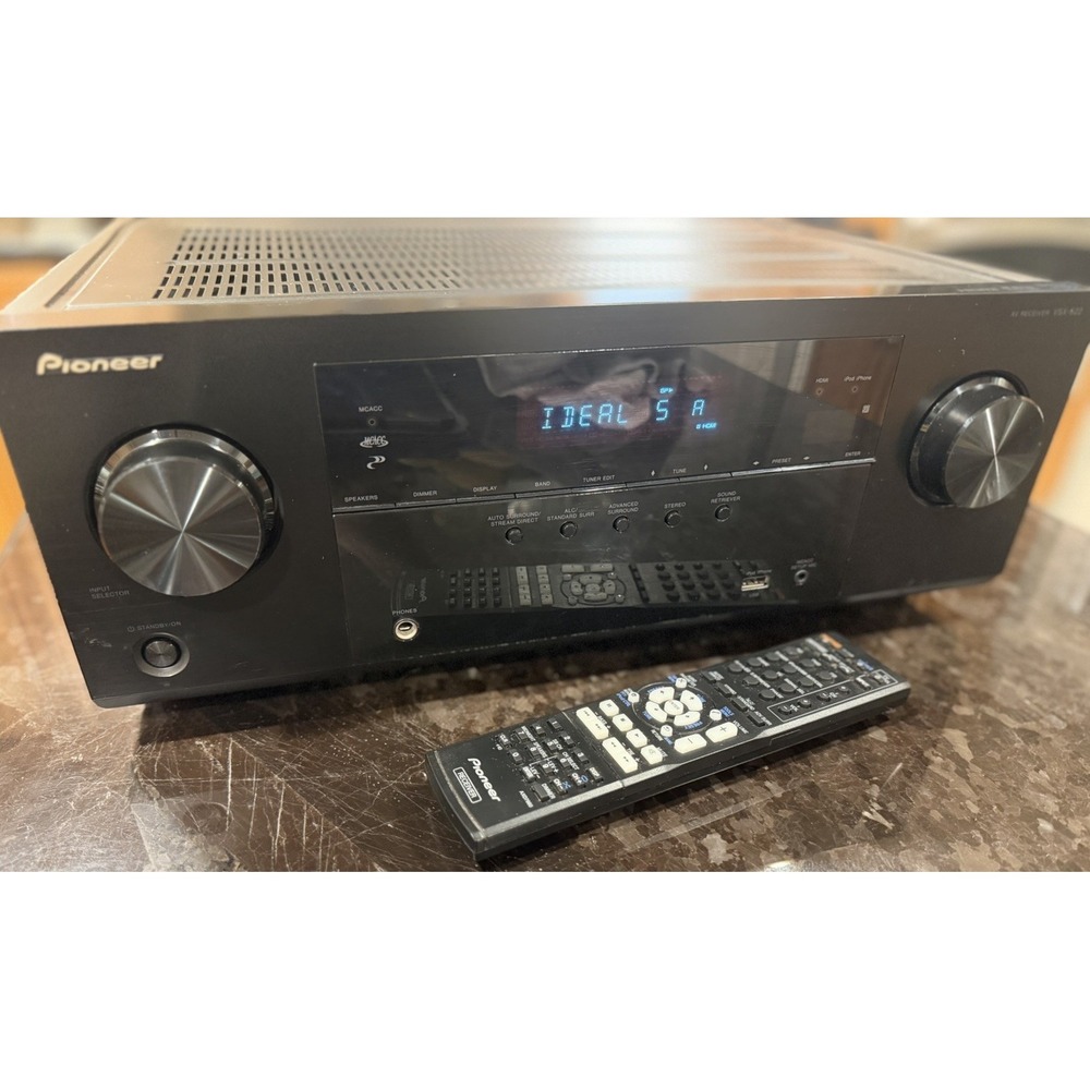 Pioneer VSX-522-K 5.1-Channel Home Theater A/V Receiver Bundle w/ REMOTE Tested